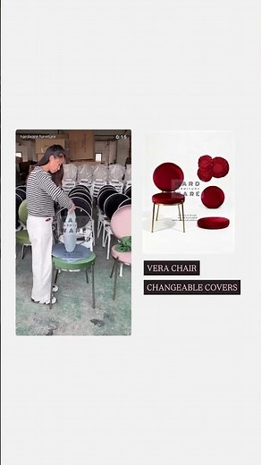 VERA Wedding Chair | Removable Covers for Every Wedding Theme