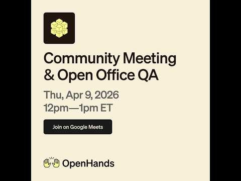 What OpenHands Needs Most Right Now (Community Call Breakdown)