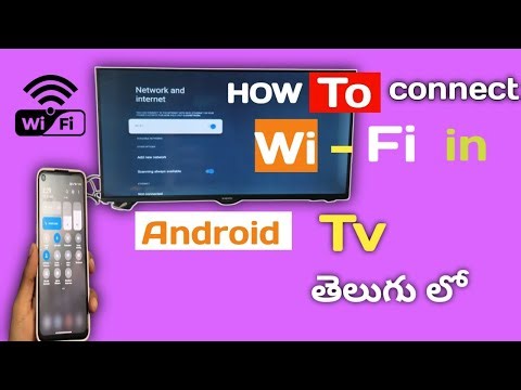 How to Connect Wi-Fi to Android TV | How to Connect Wi-Fi to TV Using Mobile Hotspot | Google tv |