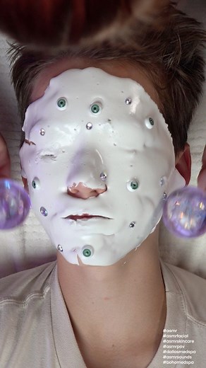 Relax and listen to the calming sounds from our ASMR Ice Globes session with my son Roman 🔮✨ #asmr #asmrfacial #asmrsounds #asmrspa #dallasmedspa | Boho Med Spa
