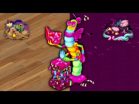 Rare Boo'qwurm - All Sounds, Islands & Animations | My Singing Monsters