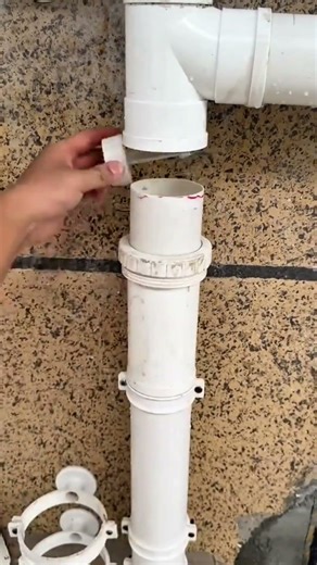 Here are the details of a tightly arranged water pipe connection installation #construction #shorts
