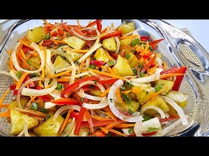 Have you already made potato and carrot salad like this? You'll love it.