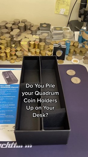 Archivbox Storage for Quadrum Coin Holders and Lighthouse Matrix 2x2 Coin Holders from Renniks #archivbox #coinstorage #renniks #coins #quadrum #lighthouse #leuchtturm #coincollecting