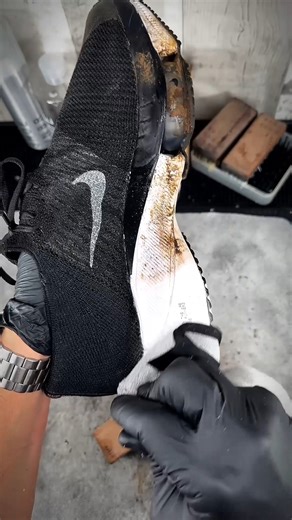 14K views · 60 reactions | We all know these types of materials trap in dirt, grime, sweat and more! Here is the best method to keep your kicks clean. | Reshoevn8r | Facebook