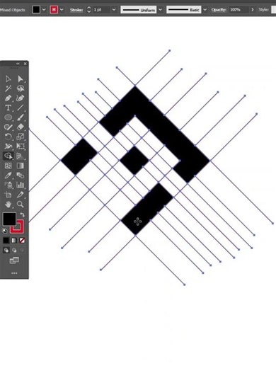 Square logo design. #graphicdesign #logo #adobeillustrator #logodesign