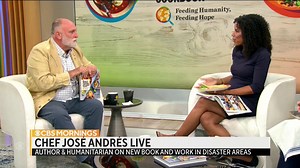 “For a few minutes, you are lifting up their spirits”: Chef José Andrés and his volunteers have served more than 300 million meals in disaster zones around the world with World Central Kitchen. His new cookbook is a collection of stories and recipes about feeding humanity and hope. | CBS Mornings