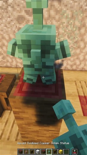 Minecraft Golem Pedistals #minecraft #building #shorts
