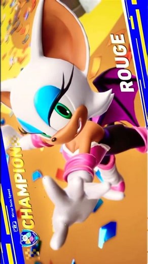 Rouge SA2 Proportions mod Sonic Racing Crossworlds #memes #gameplay #funny