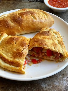 Sausage and Pepper Calzones  | Red Meat Recipes | Weber Grills