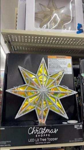 🌟LED-lit Tree Toppers🌟@hobbylobby