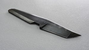 Damascus tanto knife from metal sponge I turned the metal sponge into a damascus knife, the metal sponge comes from chipping waste that accumulates during lathe work. #Damascus #knifemaking | Hans workshop