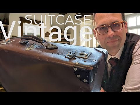 How to restore a leather suitcase Globe-trotter luggage