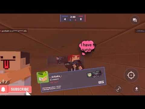 Playing zombie survival mode in block strike 🧟‍♂️