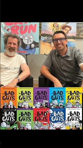 A Day with Aaron Blabey, creator of THE BAD GUYS 📕❤️ #aaronblabey #thebadguys #pigthepug #kidlit