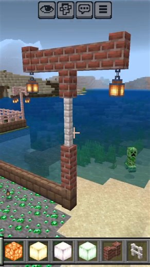 Modern Street Light Design in Minecraft 😍💡 #shorts