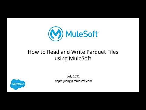 How to Read and Write Parquet Files using MuleSoft