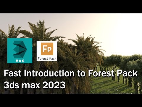 Fast introduction to scattering with Itoo Forest pack in 3ds max 2023