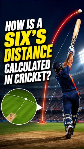 How is a Six’s Distance Calculated in Cricket? By VMC JEE