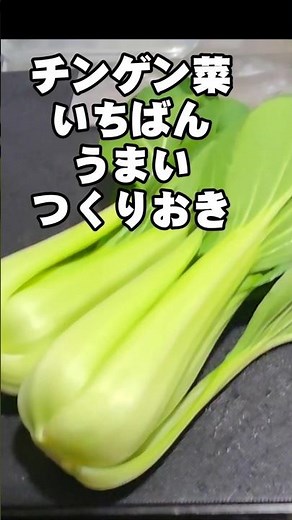 チンゲン菜のいちばんうまい食い方！簡単おつまみ作り置きレシピ 常備菜 副菜 箸休め やみつき無限レシピ