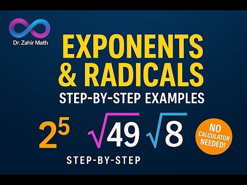 MATH 001 - P 2 - Module 1 - Exponents & Radicals