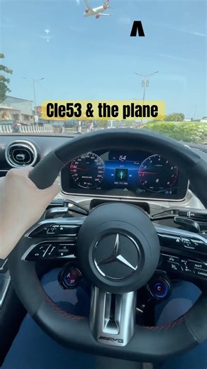 CLE53 AMG & the plane flying together #trending #shorts #ytshorts #amg #plane