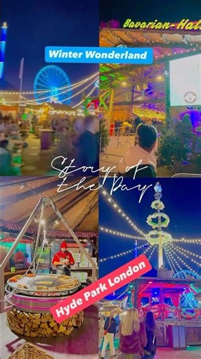 Winter wonderland Hyde Park London Christmas Market