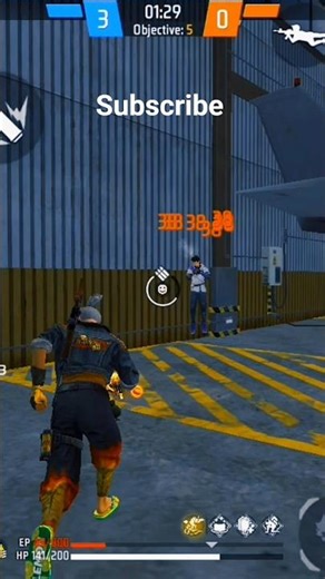 1 vs 1 long wolf ma | #freefire #ytshorts