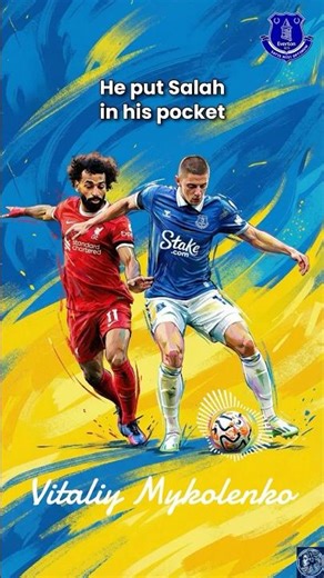 Vitaliy Mykolenko #shorts #premierleague #ukraine #everton #footballsongs
