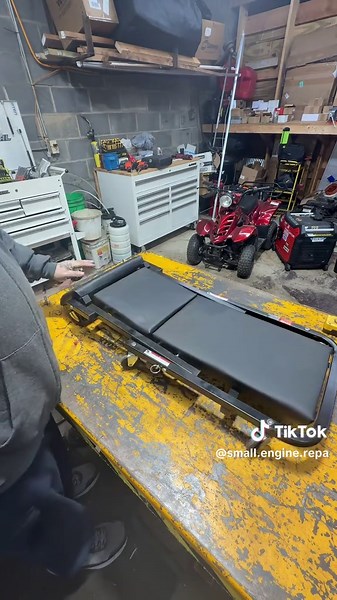 Versatile Mechanic Creeper and Stool for Car Maintenance