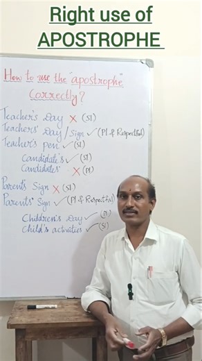 Correct usage of Apostrophe (2025). #shorts #trending