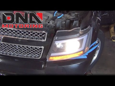 How to Install 07-13 Chevy Avalanche Tahoe / GMC Suburban Headlights