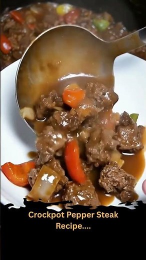 Crockpot Pepper Steak