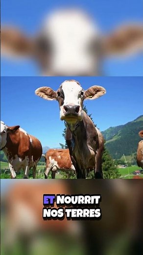 Le Secret Étonnant des Vaches Maillon Essentiel de la Nature! 🐄🌍 #farming