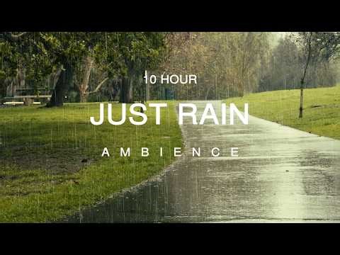 Rain | 10 Hours of Uninterrupted Ad-Free Calming Rain Ambience