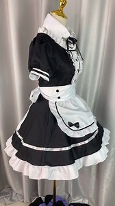 Watch Women Anime Cosplay French Apron Maid Fancy Dress Costume on Amazon Live
