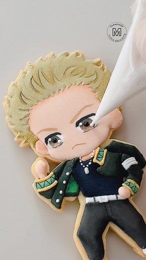 【WIND BREAKER】柊登馬を食べられるアイシングクッキーにしてみた! #windbreaker #ウィンブレ #ウィンドブレーカー #柊登馬 #アイシングクッキー #cookiedecorating #icingcookies