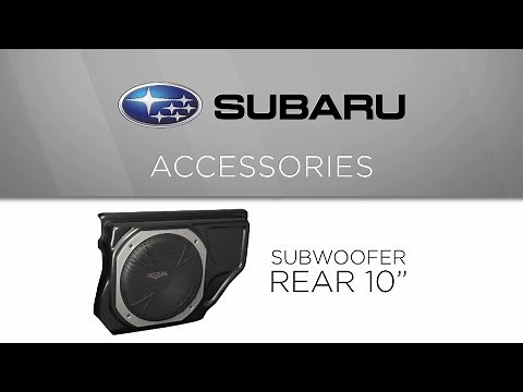 Genuine Subaru Accessory - Kicker 10” Subwoofer