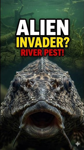 Meet the REAL LIFE River Monster! 👹🌊 #wildlife"