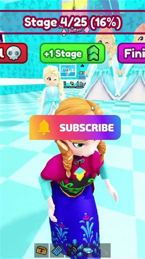 Ana Vs Elsa in Barry Prison Run | Roblox Obby #roblox #obby #scaryobby