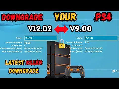 How To Downgrade Your PS4 From V12.02 To V9.00