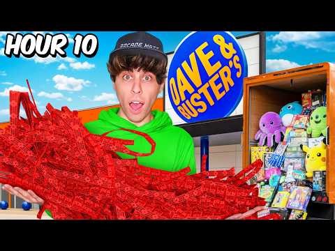 I Played Arcade Games For 24 Hours!