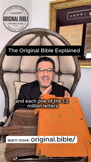 There is only ONE HOLY BIBLE in the world, the ❤️ Original Bible original.bible/1 | Original Bible Foundation & code2GOD