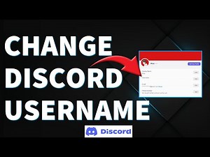 How To Change Discord Username (How To Rename Your Discord User)