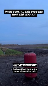 The Only Way to Launch a Propane Tank 1,000 FEET into the Sky ​We weren't satisfied with a small explosion. We wanted LIFT-OFF. The engineering behind this is far more intense than you think. You're watching a perfectly calculated reaction that generates enough thrust to make this heavy tank disappear. ​#viralvideo #propunetank #shockandawe #explosive #physicsfun #engineeringlovers #bigboom #stuntman #scienceexperiment #defyinggravity | Blast Junkie