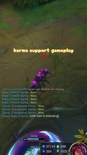 Exploring Karma Support Gameplay in League of Legends