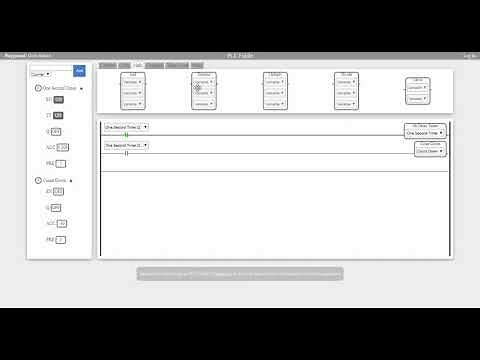 PLCFiddle Tutorial - Timer and Counter