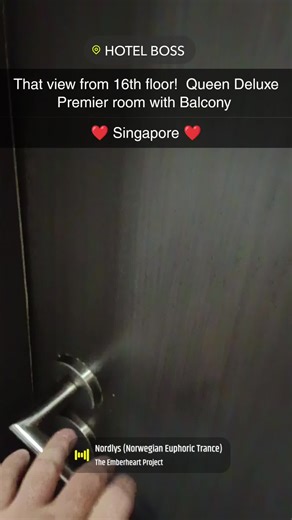 Epic 16th Floor Hotel View in Singapore