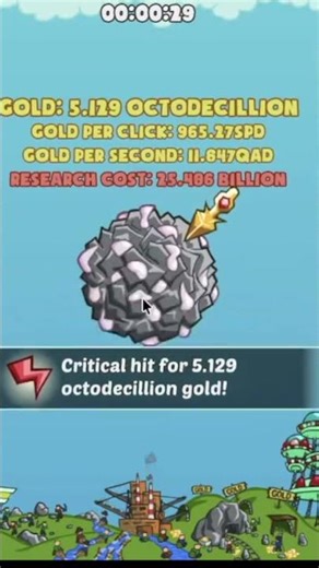 I beat my vigintillion record in Get a Little Gold #androidgame #gaming #gamedev