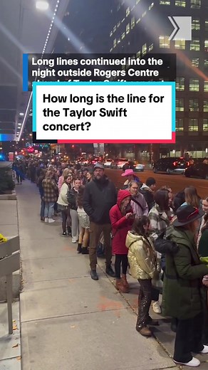 Taylor Swift Concert Line: Rogers Centre Toronto 2024